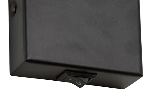 Lucide BUDDY - Lampe de chevet / Applique mural - LED - 1x4W 4000K - Noir - détail 1
